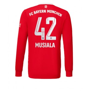 Bayern Munich Jamal Musiala #42 Hemmatröja 2022-23 Långärmad